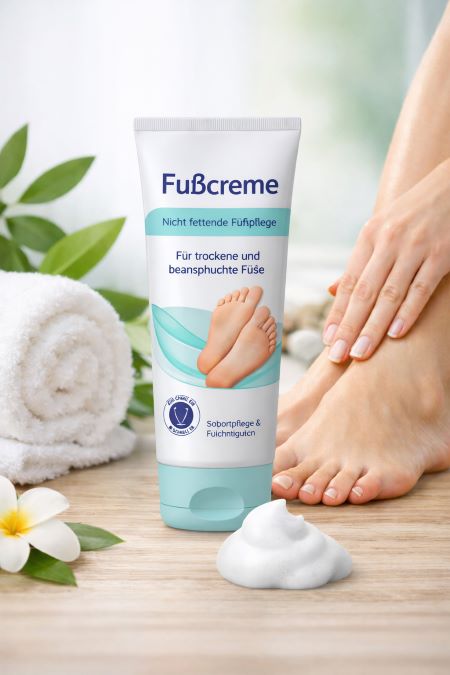 Basis-Pflege im Alltag – Fußcreme
