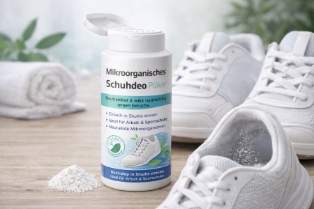 Mikroorganisches Schuhdeo-Pulver